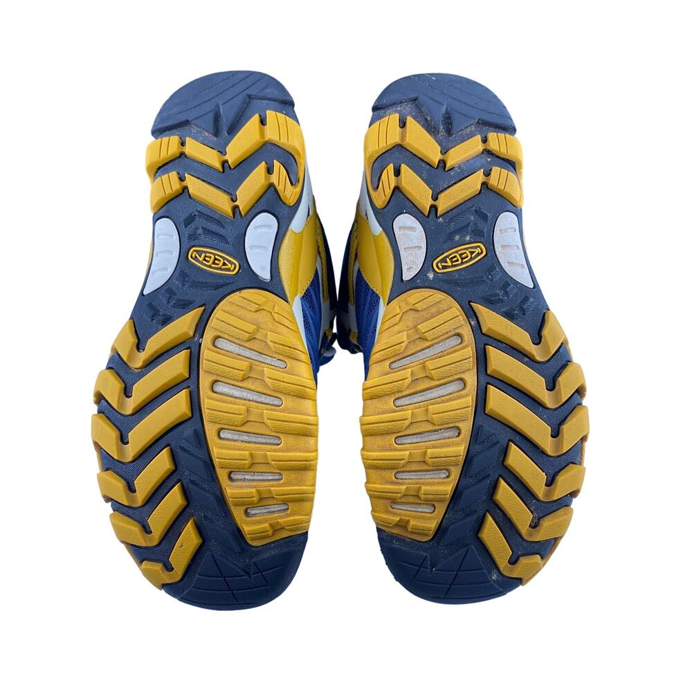 KEEN Marshall Mid Trail Hiking Boots Womens US 7.5 / 1009550 Blue Mesh Outdoor - Picture 8 of 9